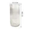Venta al por mayor Jarrón de vidrio simple creativo nórdico transparente utensilios para arreglos florales mesa de sala de estar jarrón para arreglos florales adornos decorativos
