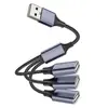 Estación de Acoplamiento Hub Divisor de Puertos Hub Cargador Convertidor Multi-Interfaz Hub para Tableta Teléfono Computadora Hub USB