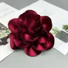 Accesorios de joyería estilo coreano flor grande de satén 13 cm accesorios para ropa flor DIY flor para el pelo zapatos bolsos sombrero materiales de decoración