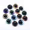 Personalizado diy joias boneca hemisfério simulação eyeball acessórios atacado Time Gem vidro patch olhos de animais