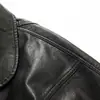 Venta al por mayor transfronteriza Estilo europeo y americano 2025 Nueva moda Elegante Ropa para mujer Artesanía vintage Holgada Solapa Chaqueta de cuero PU