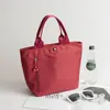 Repelente al agua Sencillo Tela Oxford Estilo Coreano Color Sólido Duradero Bolso Bolso Tote Casual Mediano Celebridad de Internet Ligero Moderno Bolso para Mamá