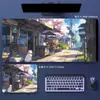 Mouse Pad Gamer de Anime E-Sports Grande Espesso Resistente à Sujeira Teclado de Computador Tapete de Mesa Tapete Profissional de Mesa para E-Sports Gaming