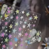 Pegatinas Finas y Resistentes para Manicura Ins Modernas Simples Color Puro Pegatinas para Uñas Hermoso Adhesivo de Joyas de Estrella Material Uñas Portátiles