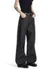 Jeans de Pierna Ancha Sueltos Versátiles de Cuatro Botones Rectos para Hombre y Mujer, Lavados en Color Original, Nuevos de Primavera y Otoño, Estilo Retro Americano