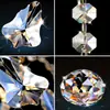 Cortina de Puerta de Dormitorio de Cristal Zhongshan Luz Bola de Cristal Hotel Boda Auditorio Fondo Decorativo Árbol de Navidad Gotas de Agua Colgante DIY