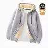 Abrigo con capucha de terciopelo de cordero engrosado con forro polar Otoño e Invierno Holgado Casual Cálido Ropa deportiva Cárdigan Sudadera con capucha Mujer