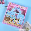 Nueva Bolsa de Maquillaje Portátil de Caricatura para Vestir Niños DIY Diversión Maquillaje Color Vestir Material Pegatina Libro Silencioso