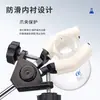 Pinza universal de laboratorio, pinza para tubo de vidrio con recubrimiento blanco, pinza de cuatro garras de acero inoxidable, pinza para tubo de condensador, pequeña, mediana, grande