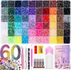 El juego mixto de 40 piezas más vendido de Amazon de pedrería de resina de espalda plana de 3 mm, perfecto para manualidades DIY y decoraciones de arte de uñas.