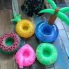 Atacado Nova Moda Desenho Animado Inflável Mini Porta-Copos Coqueiro Abacaxi Brinquedo Inflável de Água Artefato para Foto
