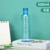 Taza Transparente de Plástico con Escala de Tiempo de Gran Capacidad, de Aspecto Moderno, Resistente al Calor, Fresca y de Moda, para Hombres y Mujeres, Portátil