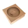 Fivela de borboleta de abertura Caixa de embalagem de porta-copos de papel Kraft atacado pronta entrega envelope com janela Caixa de Papel Branco Caixa de porta-copos impressão
