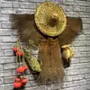 Ópera de Pekín Ópera de Sichuan Pintura Facial Plato de Bambú Cesta de Cernir Pintura Facial Restaurante de Hot Pot Restaurante de Casa de Campo Decoraciones Máscaras Colgante de Pared de la Gran Muralla China