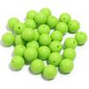 Cuentas Redondas de Silicona de Colores Caramelo, Accesorios para Cadena de Teléfono Móvil, Cuentas Sueltas Redondas Semiacabadas, Cuentas Redondas de Colores Caramelo, Cuentas Sueltas