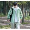 Chaqueta con capucha funcional para exteriores de primavera, Chaqueta casual de calle versátil y moderna para hombres y mujeres, Abrigo cárdigan para parejas