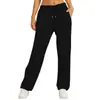 Pantalones Deportivos Casuales de Cintura Alta para Mujer, Pantalones Rectos, Pantalones para el Hogar, Moda Amazon