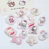 Gato Cão Estrela Homem Filhote Maçã Estampados em Desenho Animado DIY Feito à Mão Corrente para Celular de Contas Chaveiro Acessórios de Joias