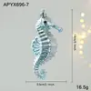 Decoraciones Navideñas Adornos para Árbol de Navidad Azules Animales de Dibujos Animados Ángeles Colgantes Decorativos Pequeños
