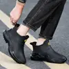 Sapatos de Caminhada Estilo Coreano para o Dia a Dia, Botas de Chuva Esportivas Curtas de Comércio Exterior, Sapatos de Borracha Modernos, Botas de Chuva Antiderrapantes Espessadas e Alargadas, Sapatos Masculinos