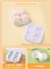 Caja de embalaje Xue Meiniang 2 piezas 4 Daifuku de Ciruela Bandeja de papel individual Qing Tuan Mochi Crujiente de Yema de Huevo Embalaje Baozi Sam dos cuatro partes