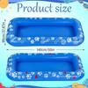 Raft Inflable para Perros de PVC de Fábrica Raft Inflable Flotante para Mascotas Raft Flotante para Perros Cama Flotante Azul Plegable Suministros para Mascotas