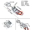 Abrazadera de Acero Inoxidable 304 Hebilla de Acero Inoxidable Hebilla Ajustable Clip de Bloqueo Accesorios de Hebilla para Caja Pinzas de Tornillo