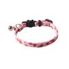 Jinjite nuevo diseño de collar para mascotas serie de flores de frutas pajarita collar para gato con accesorios