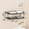 Soporte sin perforación para decodificador de TV, estante de almacenamiento para proyector, estante simple de pared para router