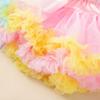 Pascua Nuevo Bebé de 0 a 2 Años Manga Corta Estampado de Dibujos Animados Harper Princesa Tierra Conjunto de Ropa Infantil de Cuatro Piezas