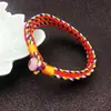 Festival del Bote del Dragón el más vendido cuerda tejida colorida hecha a mano Ben Nian Sansheng puesto de cuerdas de mano suministro al por mayor pulsera en vivo