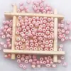 Cuentas espaciadoras de porcelana de color vidriado cuentas de ábaco Macaron 4*6 agujero grande cuentas sueltas cuentas pulsera DIY materiales accesorios al por mayor