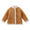 Ropa infantil Princesa Yuan Yuan, abrigo de piel sintética para niñas, nueva colección de invierno 2026, prenda exterior gruesa y cálida para niños mayores
