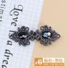 Hengmeihe Hebilla de metal Hanfu hebilla cheongsam hebilla vintage traje Tang superior botón decorativo accesorios de estilo chino