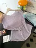 Colete Tricotado Feminino com Gola Redonda e Recortes Estilo Coreano, Novo Estilo Verão 2026, Caimento Solto, Ajuste na Cintura, Para Usar em Camadas, Top Base Estiloso
