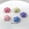 Mini Acessórios de Resina Estrela de Cinco Pontas Cola Creme DIY Presilha de Cabelo Elástico de Cabelo Capa de Celular Decoração de Tampa de Caneta Criativo