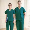 Lavagem de Roupas à Mão Roupas de Trabalho de Verão Finas de Manga Curta para Enfermeiras de Sala de Cirurgia Roupas para Escovar as Mãos de Doutores Roupas Cirúrgicas de Manga Longa Cuidados Médicos