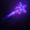 Bastão fluorescente LED estrela de pentagrama bastão de flash adereços de atmosfera para torcer suporte de show bastão de amor luminoso atacado