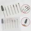 Juego de cabezales de diamante para limado de uñas juego completo de procesamiento pre-lijado pulido detalles herramienta de limado de uñas broca