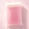 Pincel para delineador de ojos de cristal de alta transparencia con mango de cristal personalizado, pincel para delineador de ojos, delineador de ojos, delineador de labios, pincel de maquillaje, herramienta de belleza