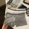 Nuevos calzoncillos tipo bóxer para hombre con tacto de algodón 10A antibacterianos talla grande transpirables de cuatro esquinas paquete de 4
