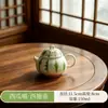 Juego de Taza de Té Gaiwan para el Hogar Estilo Chino Nuevo Pintado a Mano con Diseño de Gato Sandía, Juego de Té Kung Fu Moderno Chino Pintado a Mano en Relieve
