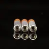 Venda Quente Transfronteiriça Novo Estilo Formato de Cigarro Tubo Longo 78mm de Comprimento Liga de Alumínio Tubo Pacote com 100