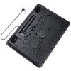 N139 base do radiador do notebook 14 polegadas 17 polegadas universal refrigerado a ar ventilador de exaustão de resfriamento do laptop