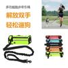 Riñonera Deportiva para Exteriores Correa para Pasear Perros Tira Reflectante Correa Deportiva Ajustable para Pasear Perros Riñonera P Plegable