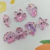 Lentejuelas Transparentes, Animales Marinos, Estrellas de Mar, Cangrejos, Conchas, Accesorios de Pez Globo, Accesorios de Joyería de Resina de Dibujos Animados, Parches para Pasadores