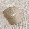 Nueva Gorra de Béisbol para Bebé de Secado Rápido, Elegante y Versátil Gorra de Sol de Verano para Niñas Estilo Letras, Exportación