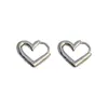 Conoce Pendientes de Corazón Sencillos Pendientes para Mujer Pendientes de Diseño de Nicho 2026 Nuevo Estilo Accesorios de Pendientes de Moda Femenina