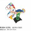Caballo Mecedor Pony Combert de Primavera Personalizado Caballo Mecedor para Niños Jardín de Niños Comunitario Troya Equipo de Diversión al Aire Libre
