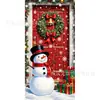 Cortinas para Puerta de Navidad, Banderas para Puerta, Cajas de Regalo, Decoraciones para Interiores y Exteriores, Banderas para Eventos Festivos, Envío Transfronterizo